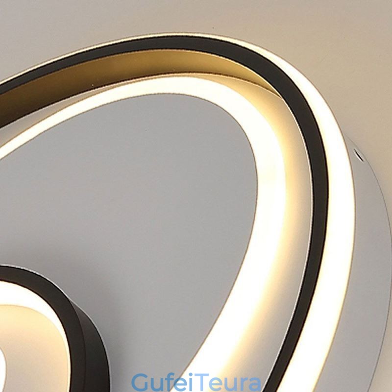 אור תקרה עגול חופף סומק אור אקריליק מודרני