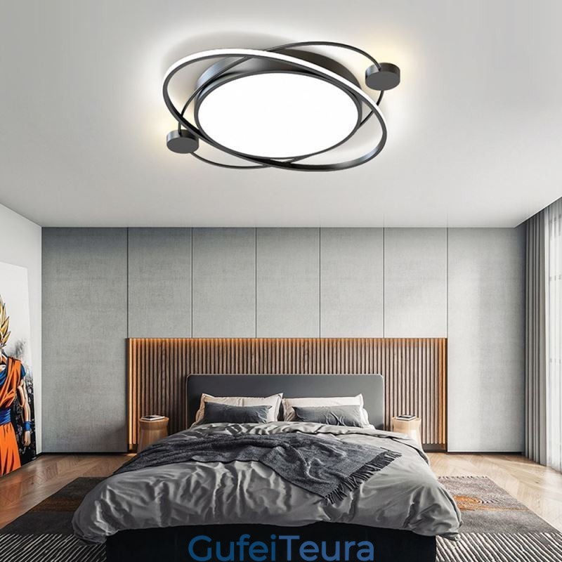 מנורת תקרה מודרנית Planet Planet Flush Mount מנורת תקרה