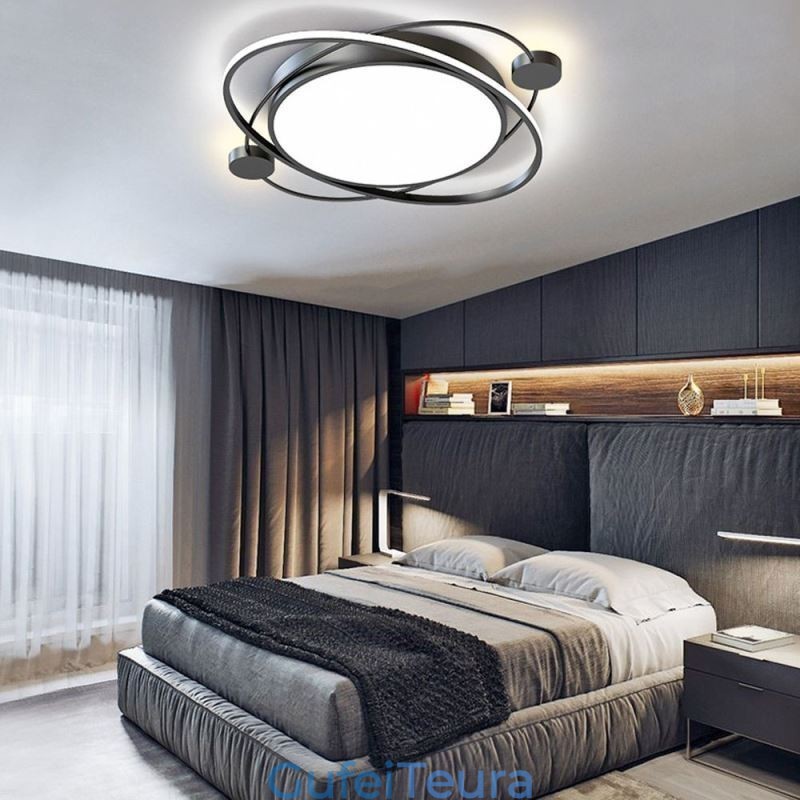 מנורת תקרה מודרנית Planet Planet Flush Mount מנורת תקרה