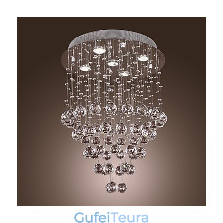 נברשת קריסטל עם עיצוב 5 lightsoque (K9 Crystal) נברשת קריסטל עם עיצוב 5 lightsoque (K9 Crystal)