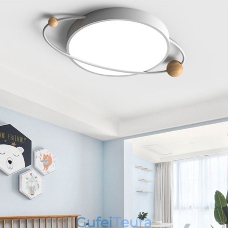 גוף תאורה מודרני עגול תקרה Planet Flush Mount גוף תאורה מודרני עגול תקרה Planet Flush Mount
