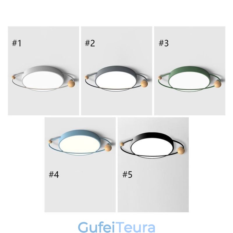 גוף תאורה מודרני עגול תקרה Planet Flush Mount