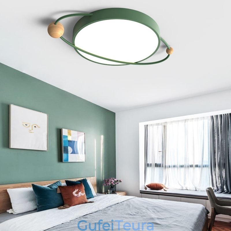 גוף תאורה מודרני עגול תקרה Planet Flush Mount