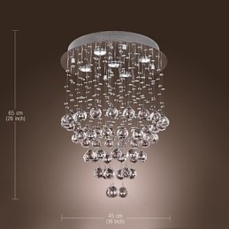 נברשת קריסטל עם עיצוב 5 lightsoque (K9 Crystal)