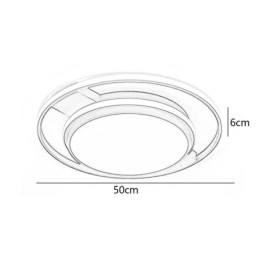 גוף אור תקרה עגול מינימליסטי מודרני