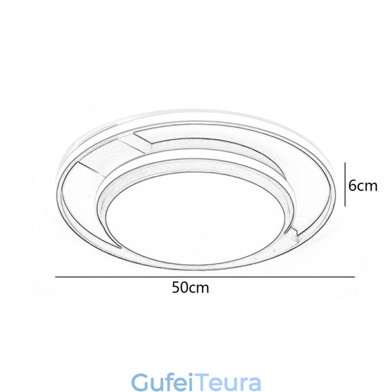 גוף אור תקרה עגול מינימליסטי מודרני