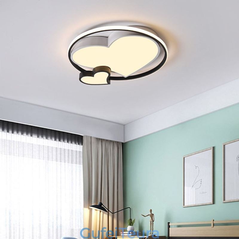 כפול לבבות תאורה דקורטיבית מנורת תקרה