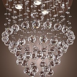 נברשת קריסטל עם עיצוב 5 lightsoque (K9 Crystal)