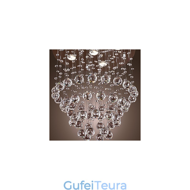 נברשת קריסטל עם עיצוב 5 lightsoque (K9 Crystal)