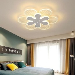 תאורת תקרה דקורטיבית מודרנית עם פלאש הר Pretty Flower