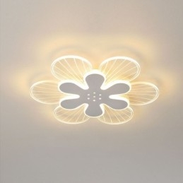 תאורת תקרה דקורטיבית מודרנית עם פלאש הר Pretty Flower