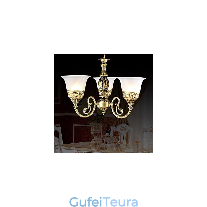 נברשת מתכת ברונזה קלאסית מסורתית