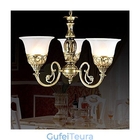 נברשת מתכת ברונזה קלאסית מסורתית