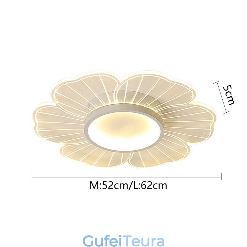 Minimalist Petal Flush Mount Light Light Creative Decoration Lights