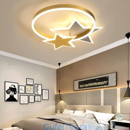 גוף תאורה אקרילי כפול כוכבים כוכב תקרה