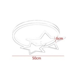 גוף תאורה אקרילי כפול כוכבים כוכב תקרה