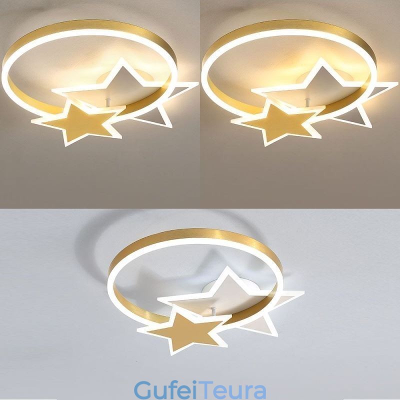 גוף תאורה אקרילי כפול כוכבים כוכב תקרה