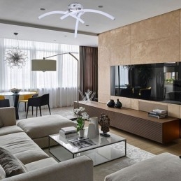 תאורת תקרה צלבית אקרילית פשוטה בצורת קשת