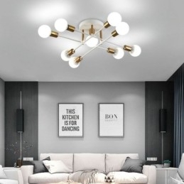 Simple Magic Beans Flush Mount Light Crossed Ceiling Light