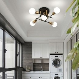 Simple Magic Beans Flush Mount Light Crossed Ceiling Light