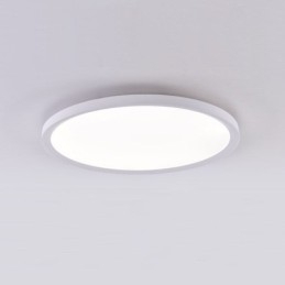 Nordic Round Flush Mount Super Thin Ceiling Light תאורת מנורה עגול אלומיניום