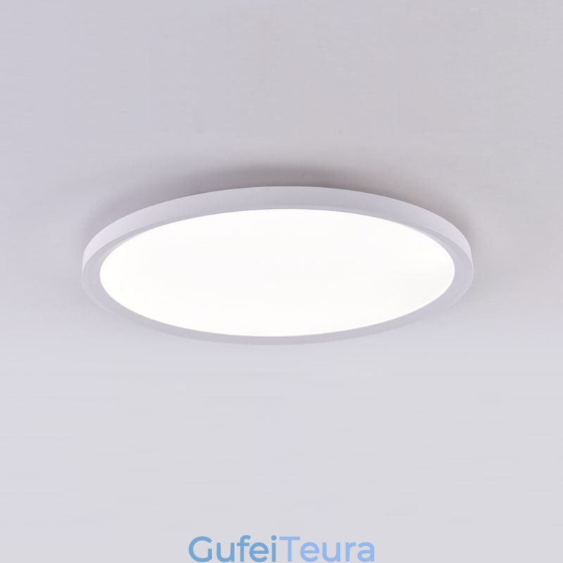 Nordic Round Flush Mount Super Thin Ceiling Light תאורת מנורה עגול אלומיניום