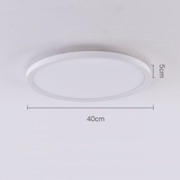 Nordic Round Flush Mount Super Thin Ceiling Light תאורת מנורה עגול אלומיניום