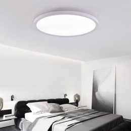 Nordic Round Flush Mount Super Thin Ceiling Light תאורת מנורה עגול אלומיניום