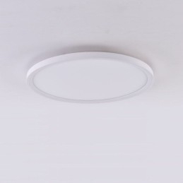 Nordic Round Flush Mount Super Thin Ceiling Light תאורת מנורה עגול אלומיניום