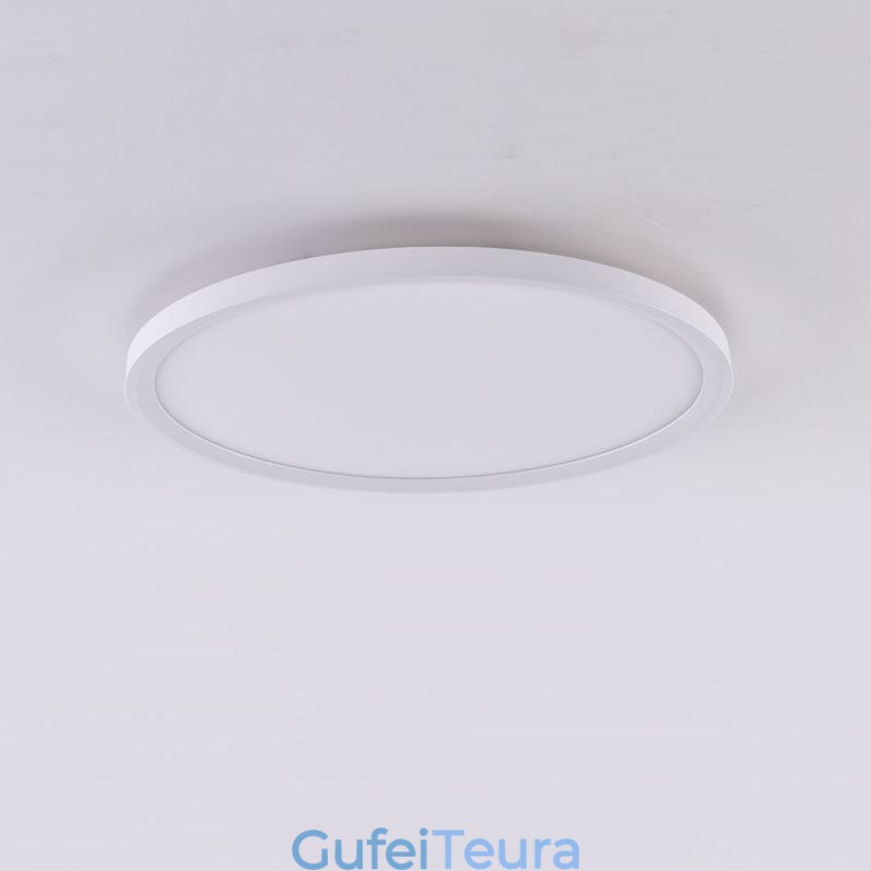 Nordic Round Flush Mount Super Thin Ceiling Light תאורת מנורה עגול אלומיניום
