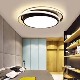 Modern Simple Flush Mount אור תקרה גיאומטרי מסגרת מרובעת אור מנורה