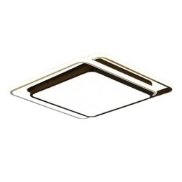Modern Simple Flush Mount אור תקרה גיאומטרי מסגרת מרובעת אור מנורה