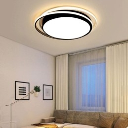 Modern Simple Flush Mount אור תקרה גיאומטרי מסגרת מרובעת אור מנורה