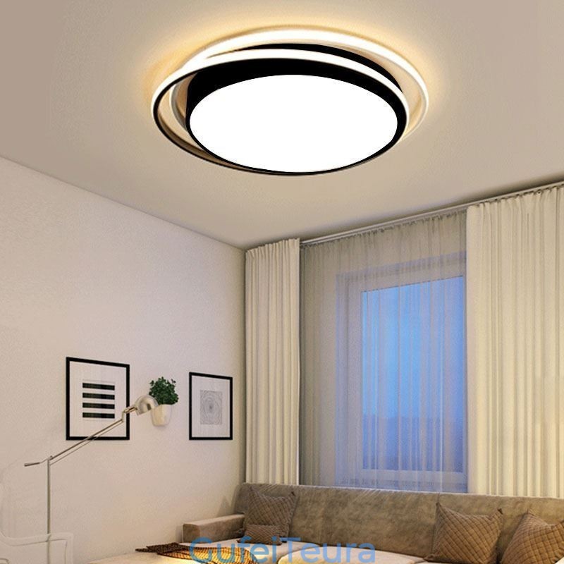 Modern Simple Flush Mount אור תקרה גיאומטרי מסגרת מרובעת אור מנורה