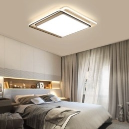 Modern Simple Flush Mount אור תקרה גיאומטרי מסגרת מרובעת אור מנורה