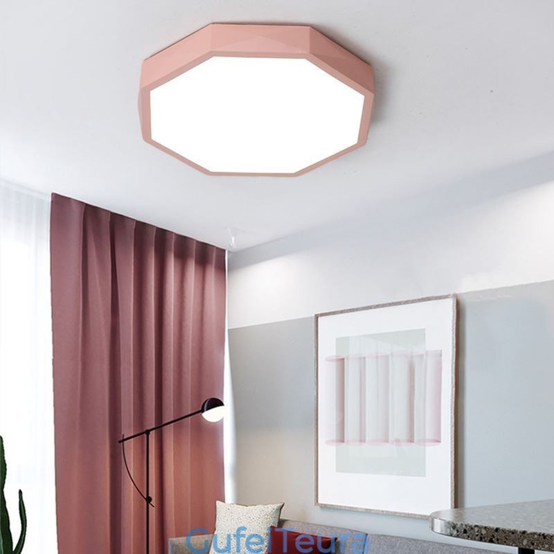 Modern Flush Mount מיוחד בעיצוב משושה אור תקרה דק במיוחד אור מנורה
