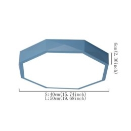Modern Flush Mount מיוחד בעיצוב משושה אור תקרה דק במיוחד אור מנורה