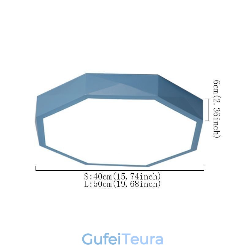 Modern Flush Mount מיוחד בעיצוב משושה אור תקרה דק במיוחד אור מנורה