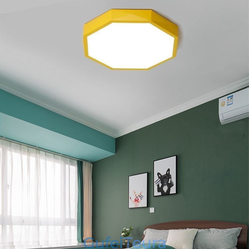 Modern Flush Mount מיוחד בעיצוב משושה אור תקרה דק במיוחד אור מנורה