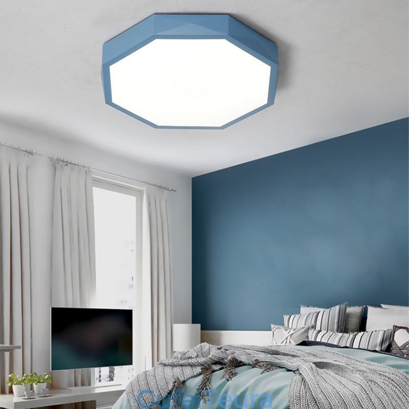 Modern Flush Mount מיוחד בעיצוב משושה אור תקרה דק במיוחד אור מנורה