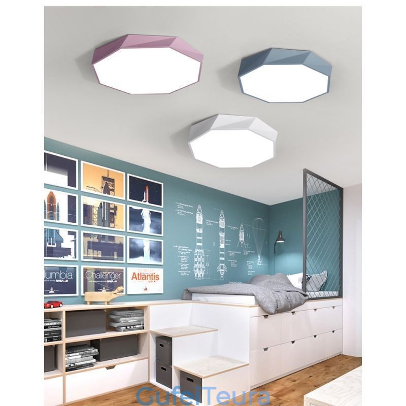 Modern Flush Mount Special Design Octagon Light Light Ultra Thin Light Light