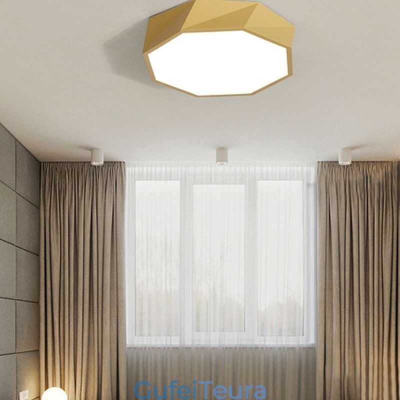 Modern Flush Mount Special Design Octagon Light Light Ultra Thin Light Light