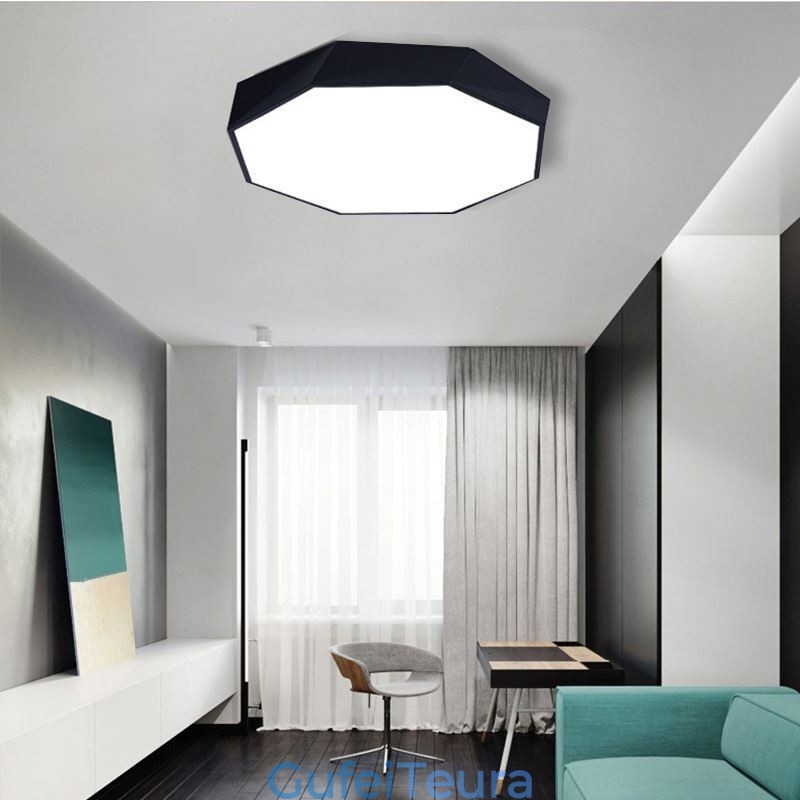 Modern Flush Mount Special Design Octagon Light Light Ultra Thin Light Light