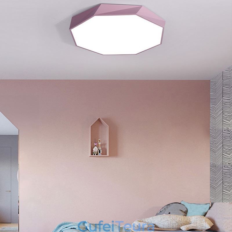 Modern Flush Mount Special Design Octagon Light Light Ultra Thin Light Light
