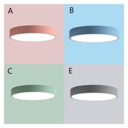 Contemporary Flush Mount Ultra Thin Ceiling Light עגול אור מנורה