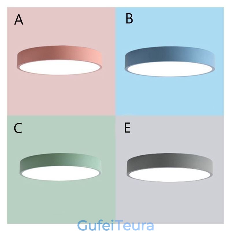 Contemporary Flush Mount Ultra Thin Ceiling Light עגול אור מנורה