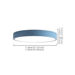 Contemporary Flush Mount Ultra Thin Ceiling Light עגול אור מנורה
