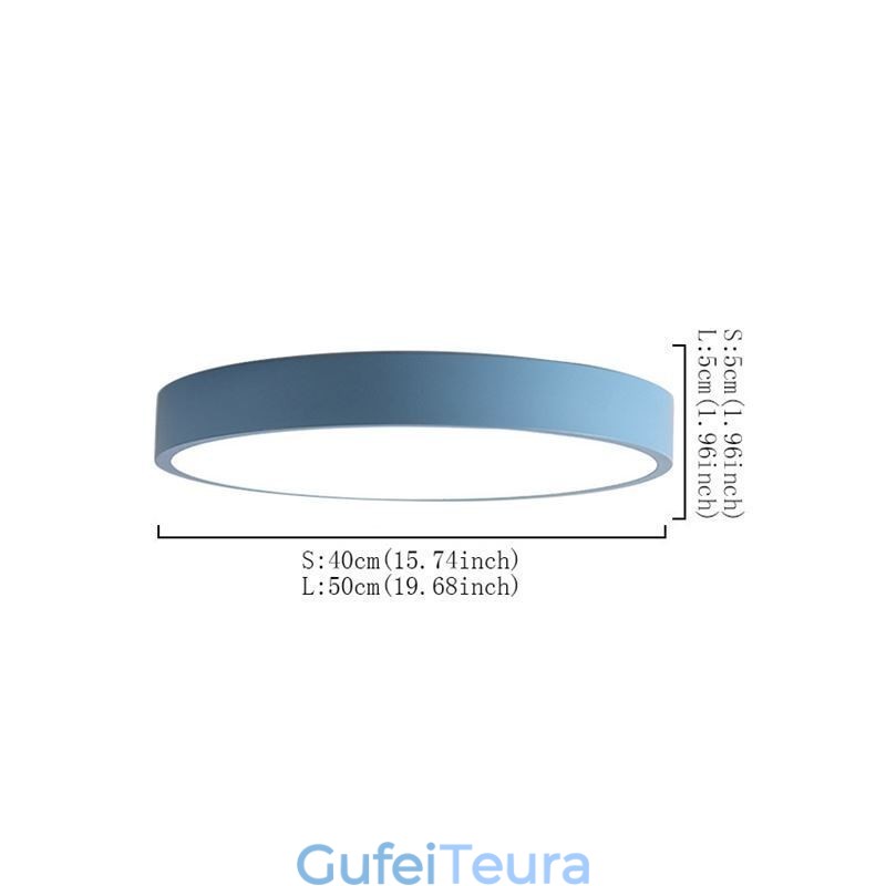 Contemporary Flush Mount Ultra Thin Ceiling Light עגול אור מנורה