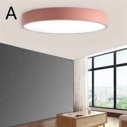 Contemporary Flush Mount Ultra Thin Ceiling Light עגול אור מנורה