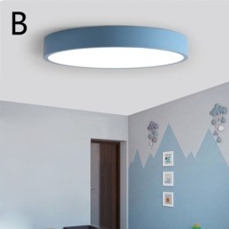 Contemporary Flush Mount Ultra Thin Ceiling Light עגול אור מנורה